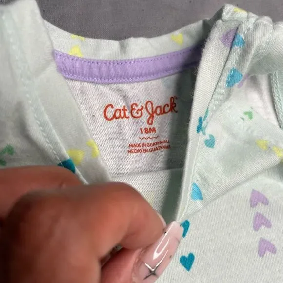 Carter's Teal Starry Pajama Set - Picture 11 of 12